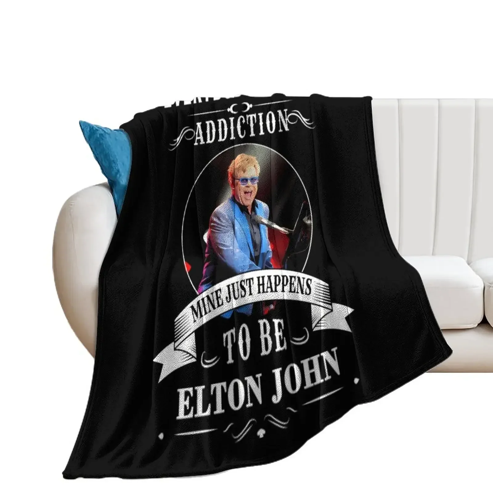 Vintage Sir Elton Country Music - Retro Elton Rocket Man Throw Blanket Baby Polar For Baby Blankets