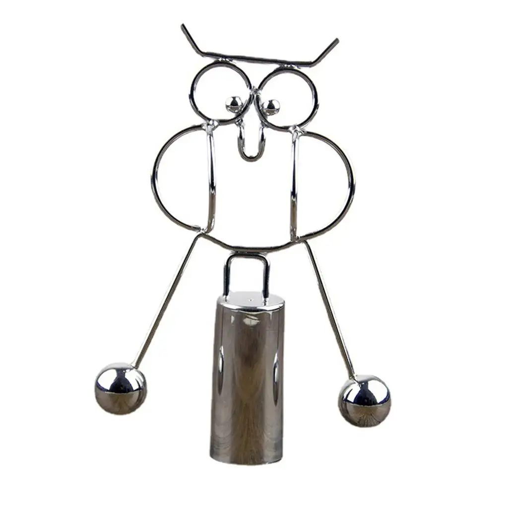 Revolving Swing Mobile Balance Science Physics Owl Shaped Perpetual Psychology Tumbler Toy Tabletop Ornament Decompression