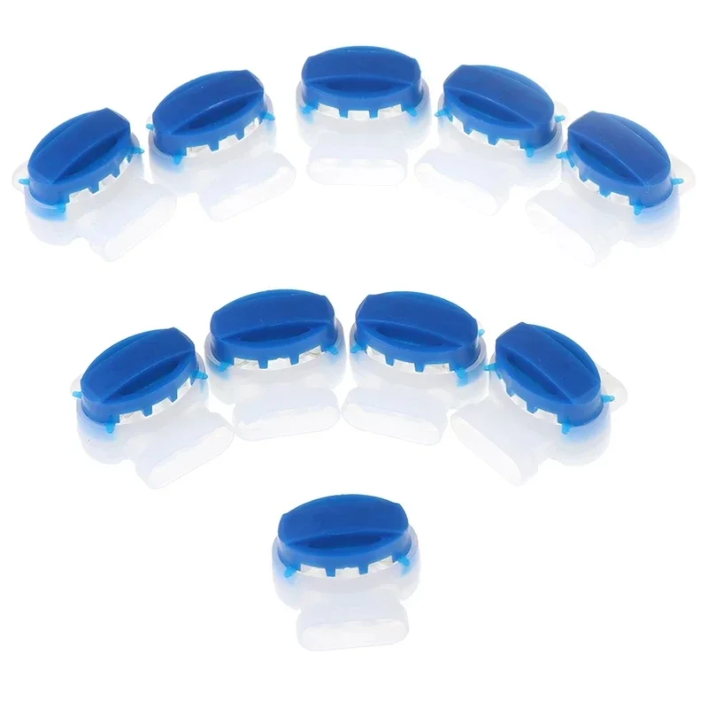 10Pcs Electrical IDC 314-BOX Self-Stripping  3 Wire Connectors for 22-14 AWG Cables Robotic Lawn Mowers  Irrigation Applications