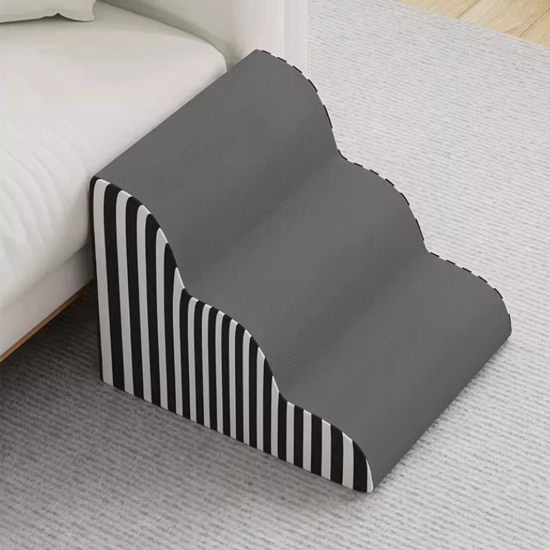 خطوات الحيوانات الأليفة للكلاب الصغيرة إسفنجة مرنة للغاية سلالم للكلاب غير قابلة للانزلاق منحدر الحيوانات الأليفة سلم جرو محمول للوصول إلى الأريكة والسيارة #3