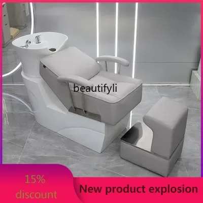 

zGHair Shop Head Treatment Shampoo Chair Water Heater Integrated Hair Saloon Dedicated Flushing Bed Lying Half