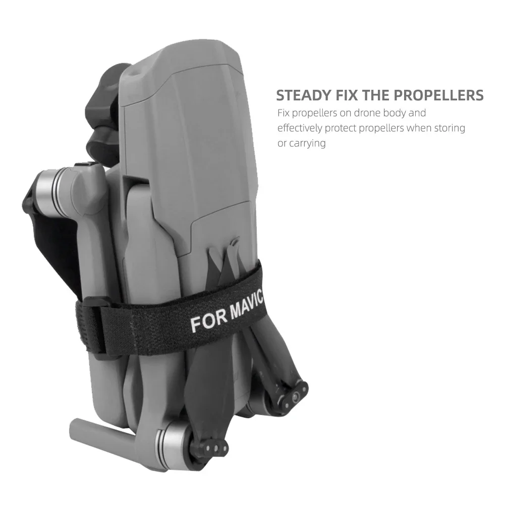 1Pair UAV Propeller Fixing Tape Straps Drone Blade Stabilizer Ties Belt Holder for DJI Mavic Air 2/ Mini/ 2/ Pro/ Fimi X8SE