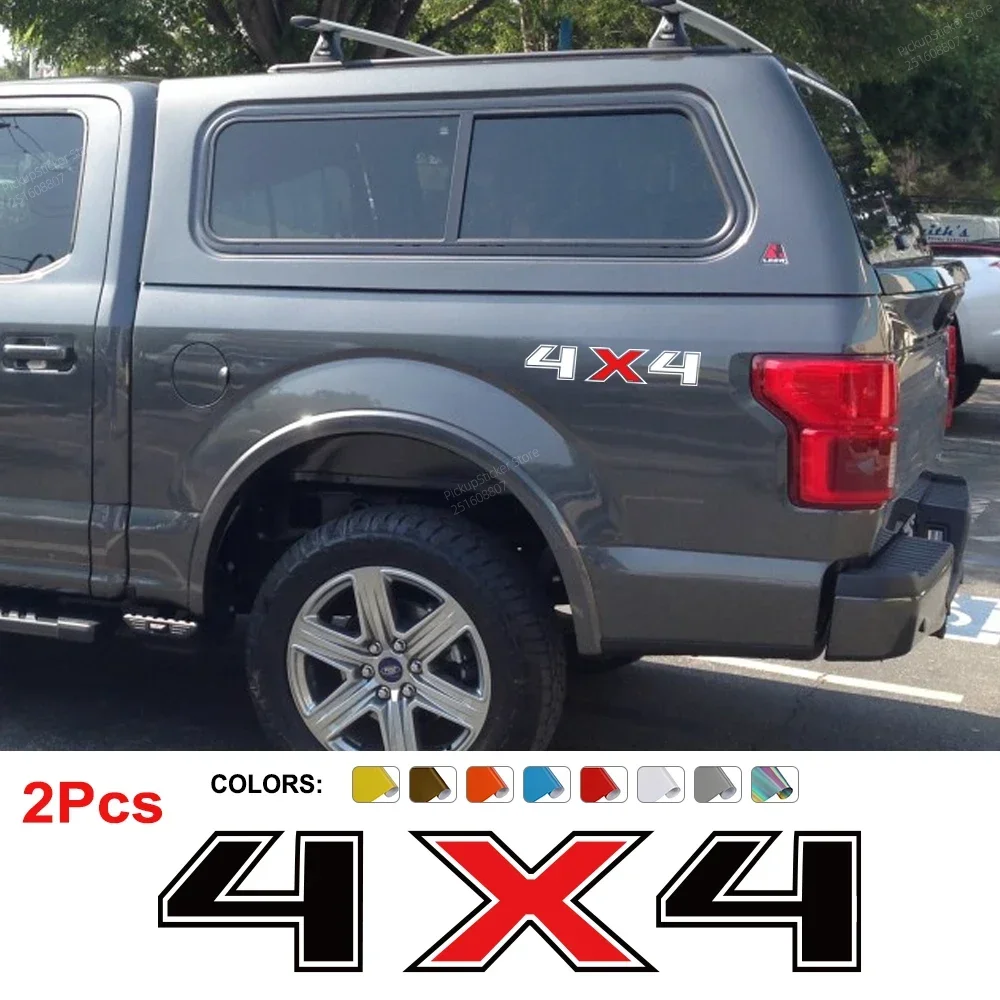 

Pickup 4x4 Off Road Stickers For Ford F150 Ranger Toyota Hilux Maxus T60 Isuzu Dmax Truck Vinyl Decal Auto Tuning Accessories