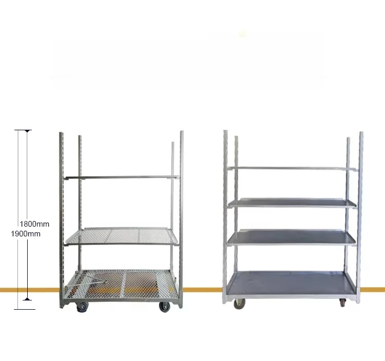 

Trolley Flower Nursery Display Plant Rack Shelf Roll Container Outdoor Shopping Storage