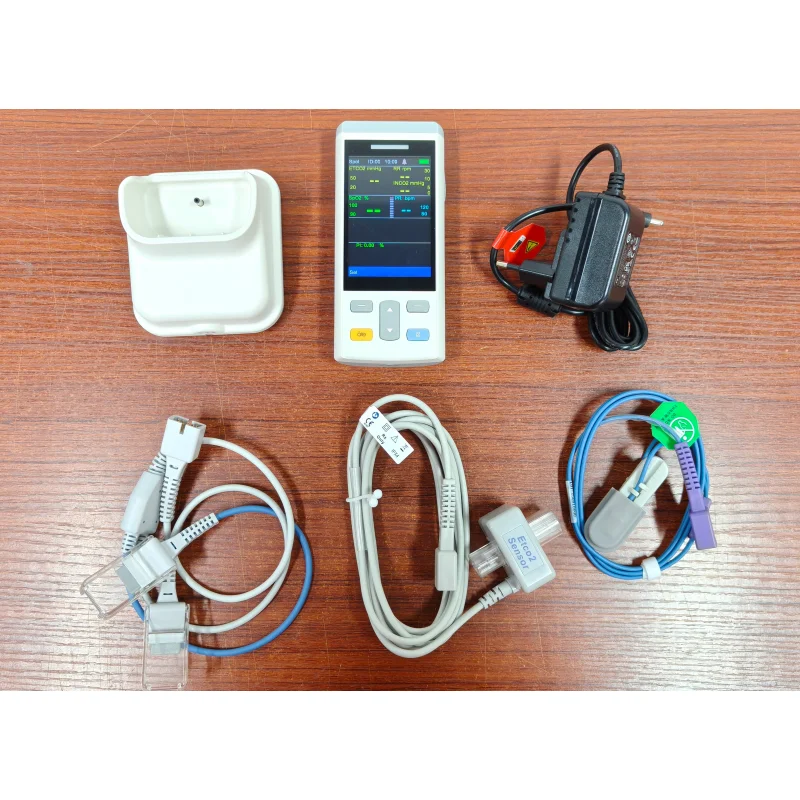 

Handheld/Portable Veterinary Mainstream capnograph monitor 3.5inch ETCO2 monitor, with spo2+etco2