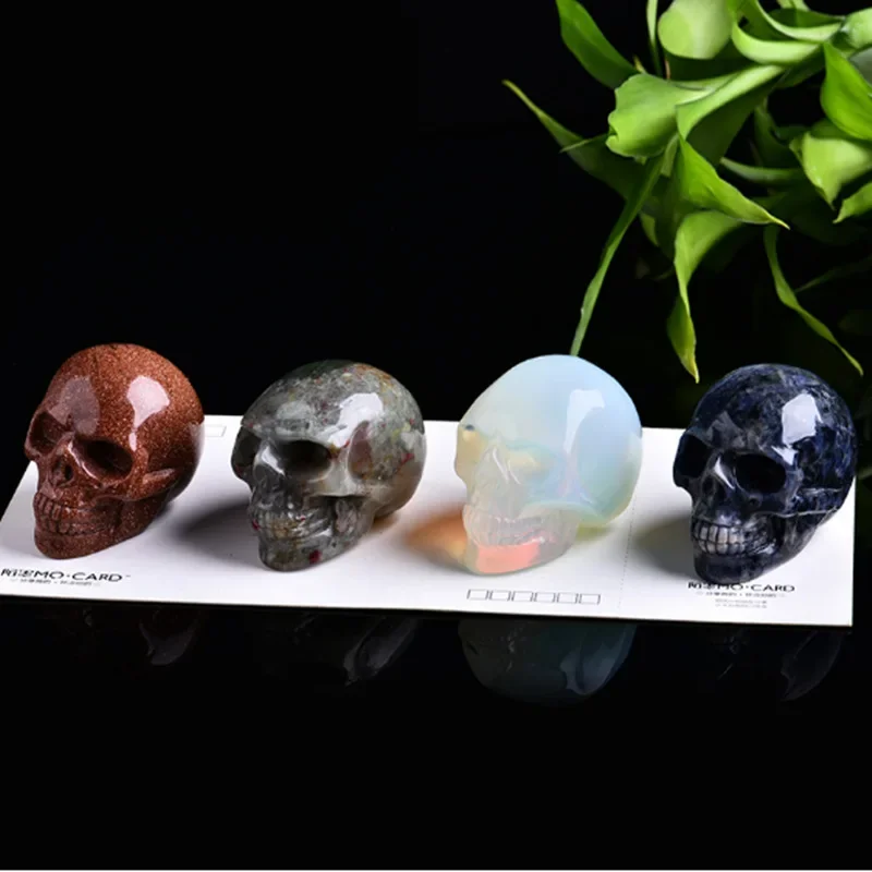 

Carving Crystal Skull Crafts Ornament Natural Crystal Skull