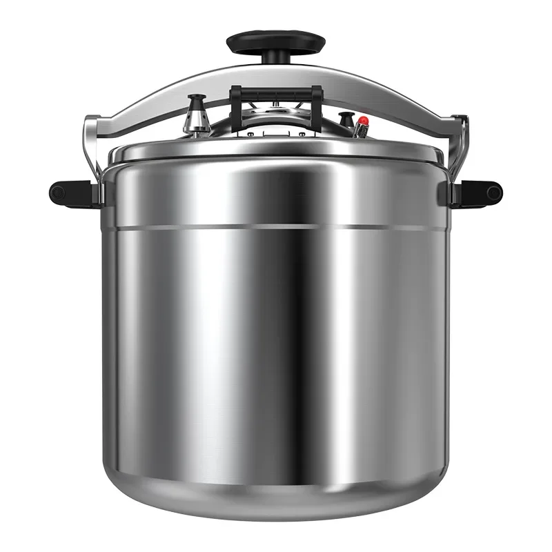 

10-25L Commercial Large Capacity Aluminum Pressure Cooker Thickened Explosion-proof Stew Soup Pot For Gas Cookware Sets