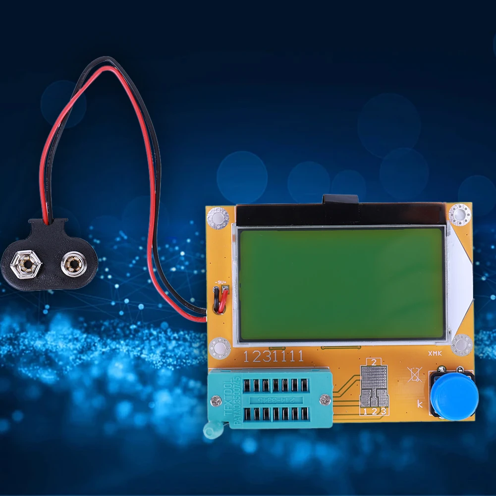 LCR-T4 LCD Digital Transistor Tester High Precision Digital Transistor Tester ESR Meter Multifunction MOS PNP NPN LCR
