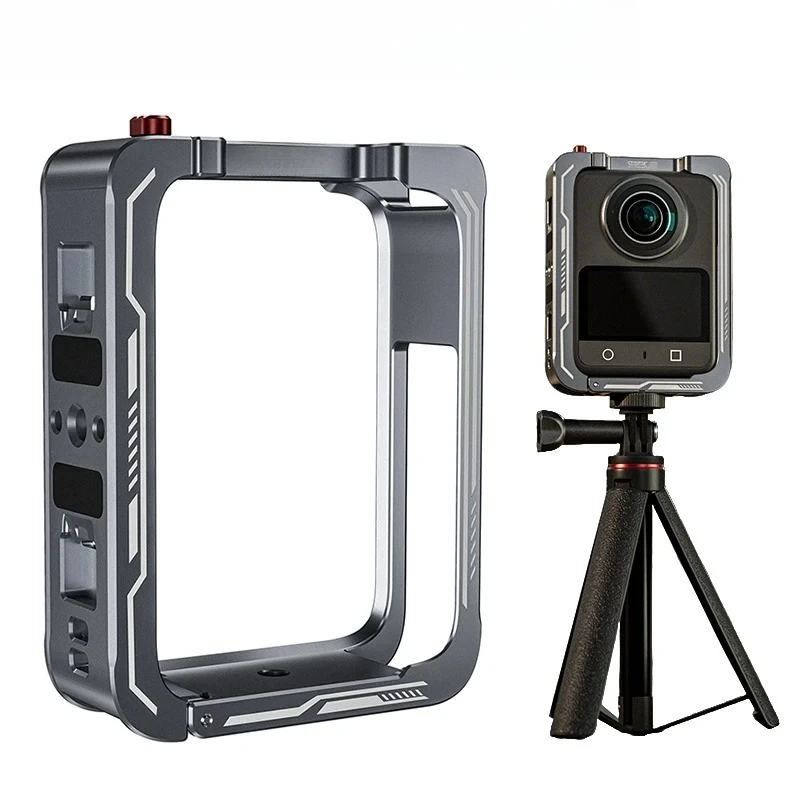Aluminum Protective Case For DJI OSMO 360 Camera Frame Rabbit Cage With Cold Shoe For DJI OSMO 360 Accessory