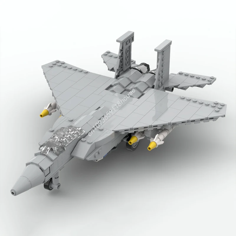 464 elementy MOC F15 Eagle Model Skala Klocki Edukacyjne Architektura Zabawki Urodzinowe Prezenty Świąteczne