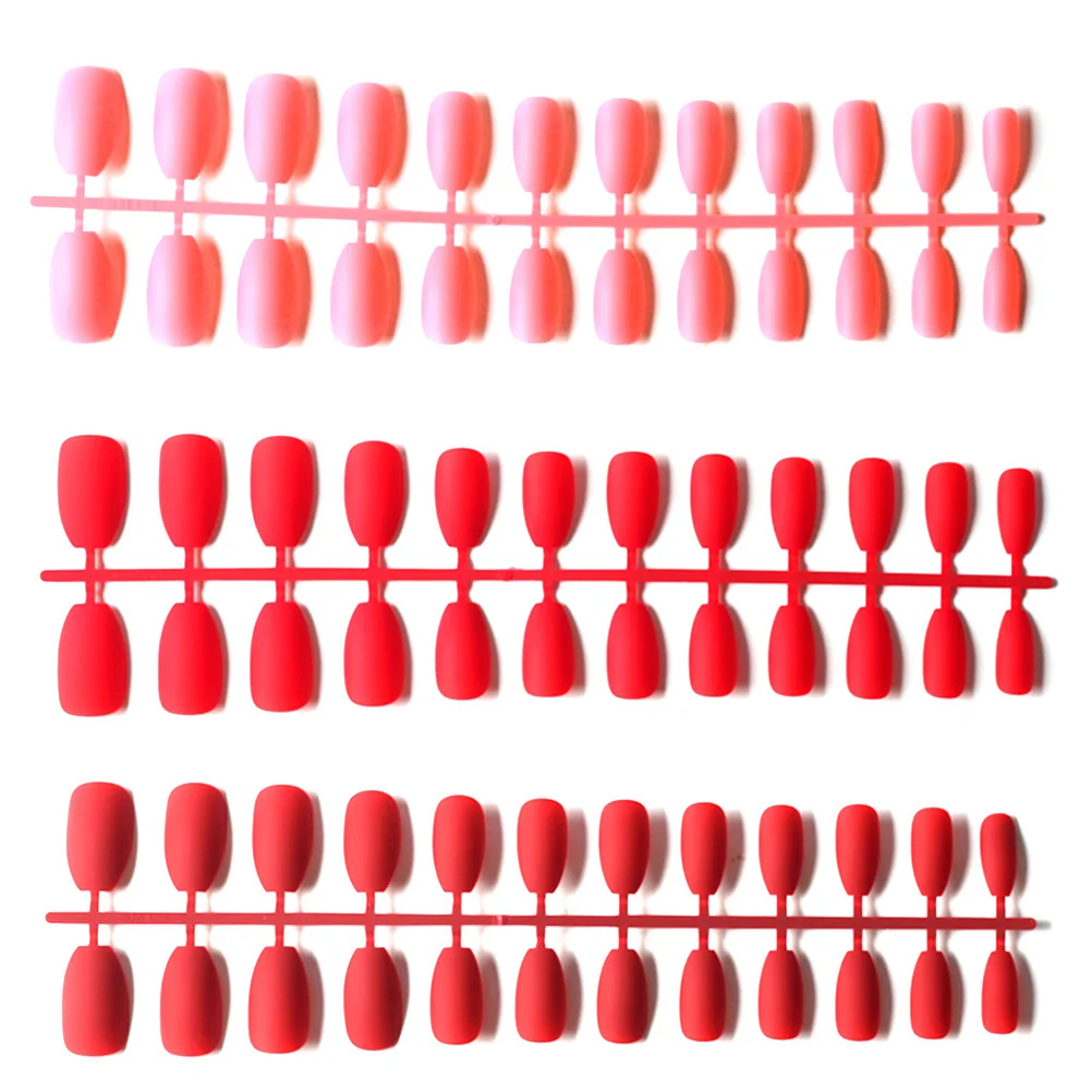

120 шт., матовые накладные ногти, экологически чистый материал премиум-класса, накладные ногти, форма гроба, инструмент для дизайна ногтей, красное вино, розовый, темный кофейный светильник