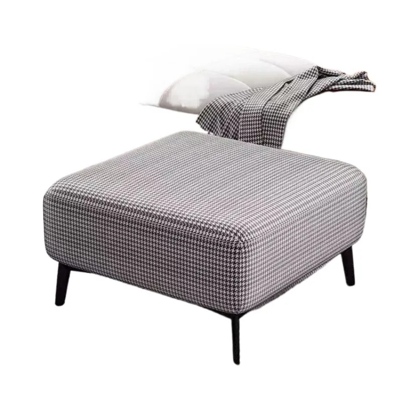 

Light luxury long sofa stool pedal bedroom living room simple no-wash technology cloth