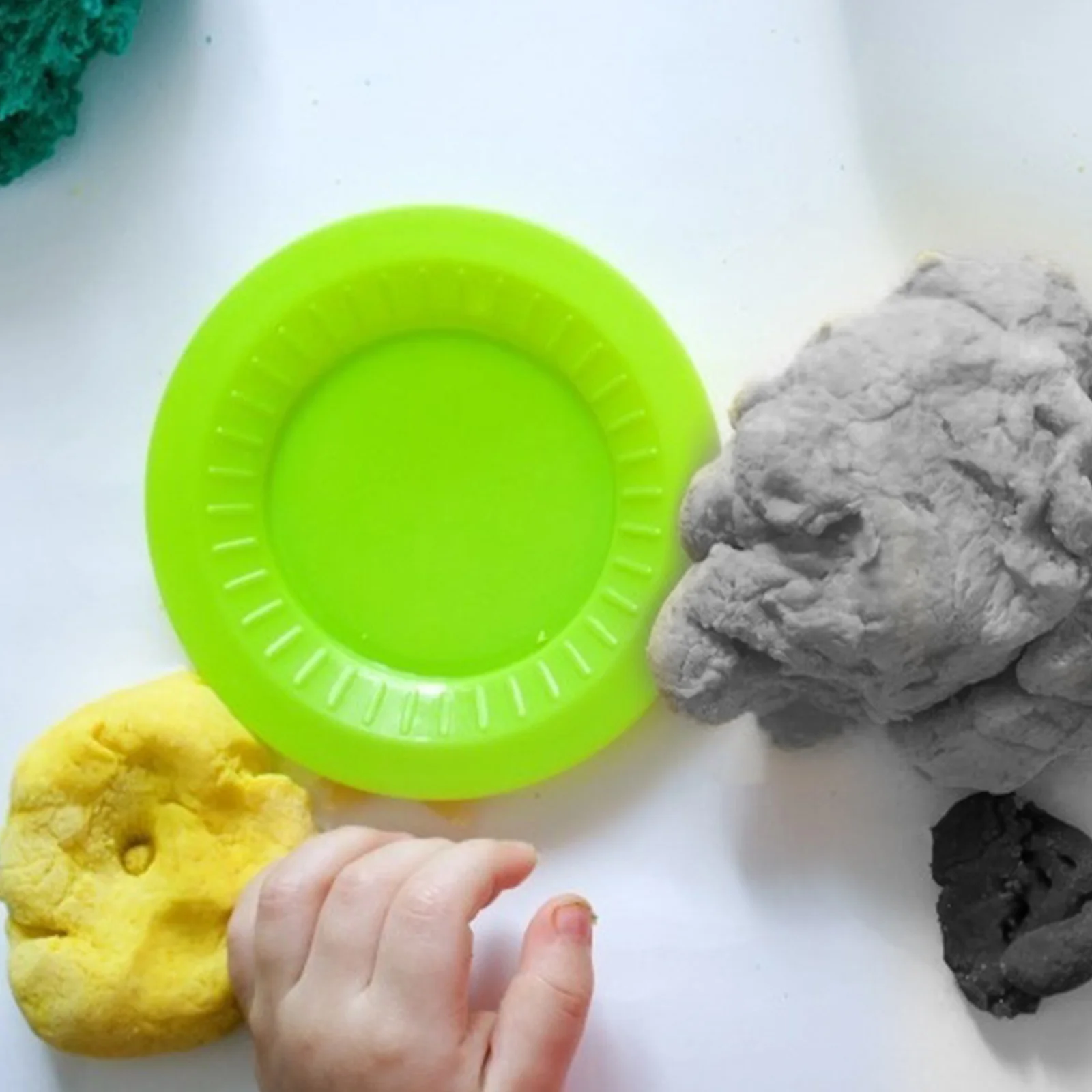 

2 Pcs 300g Bucket Ultralight Clay Pure Color Mud Educational Plaything Toy Modeling Dough Kids Air Dry Cartoon Non Hardening