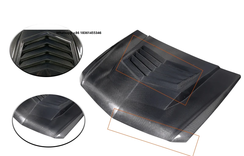 

For CTS-V Hood 2008-2013 Exterior Accessories Car Hood Cover CTS D3 Design Front Engine Bonnet
