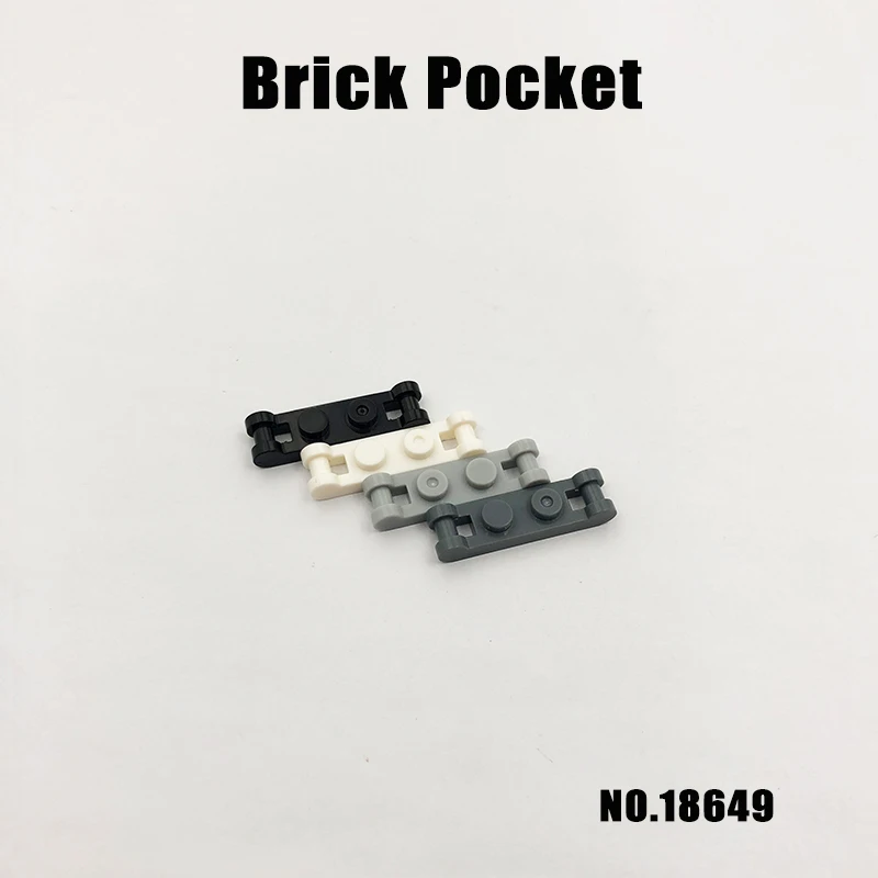 

100 шт. часть 18649 пластина 1x2 с ручками на конце MOC DIY строительные блоки кирпичи игрушка