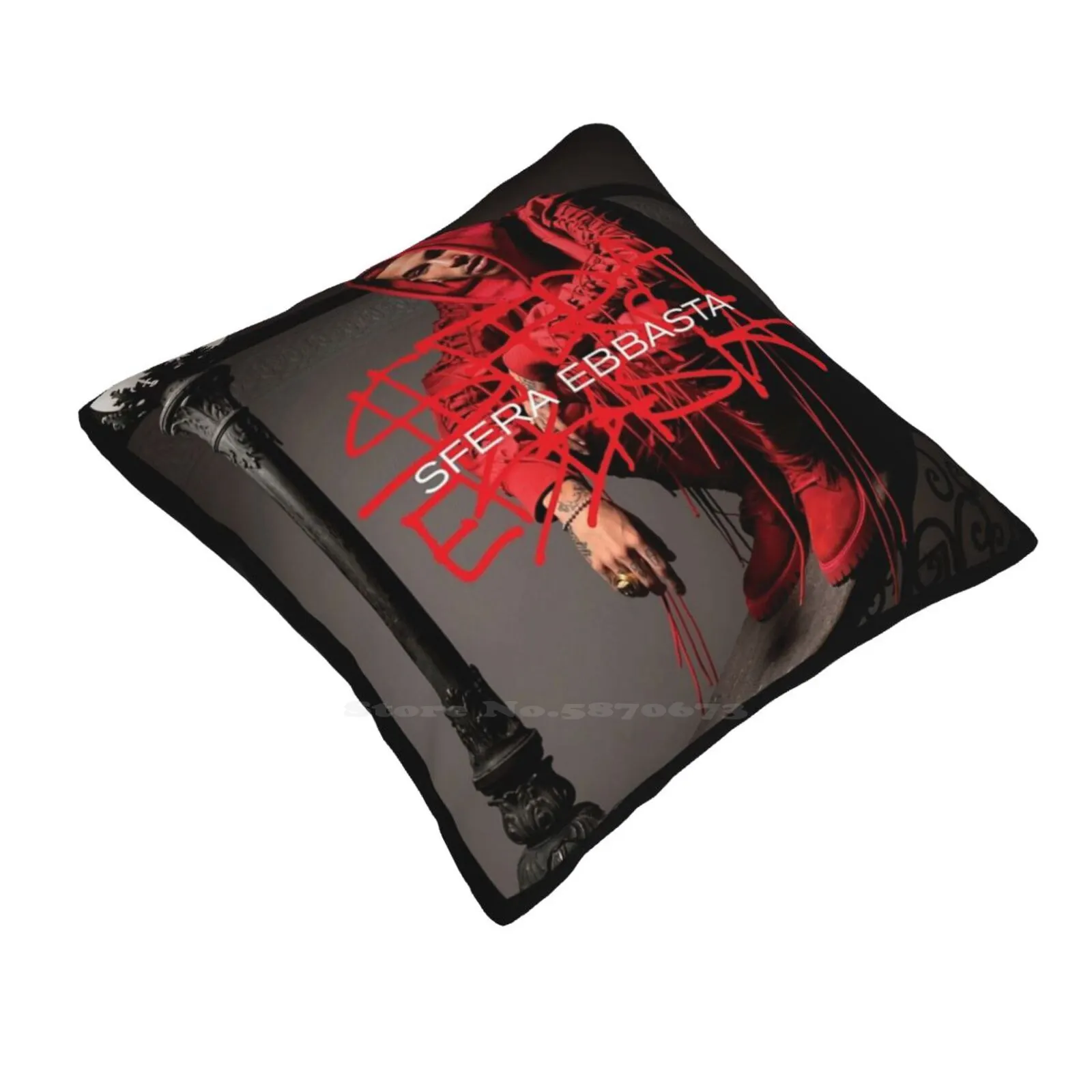 Sfera Rap Italiano Bedroom Office Hug Pillowcase Sfera Ebbasta Musica Rap Trap Italiano Italia Hip Hop Italian Rap Milan