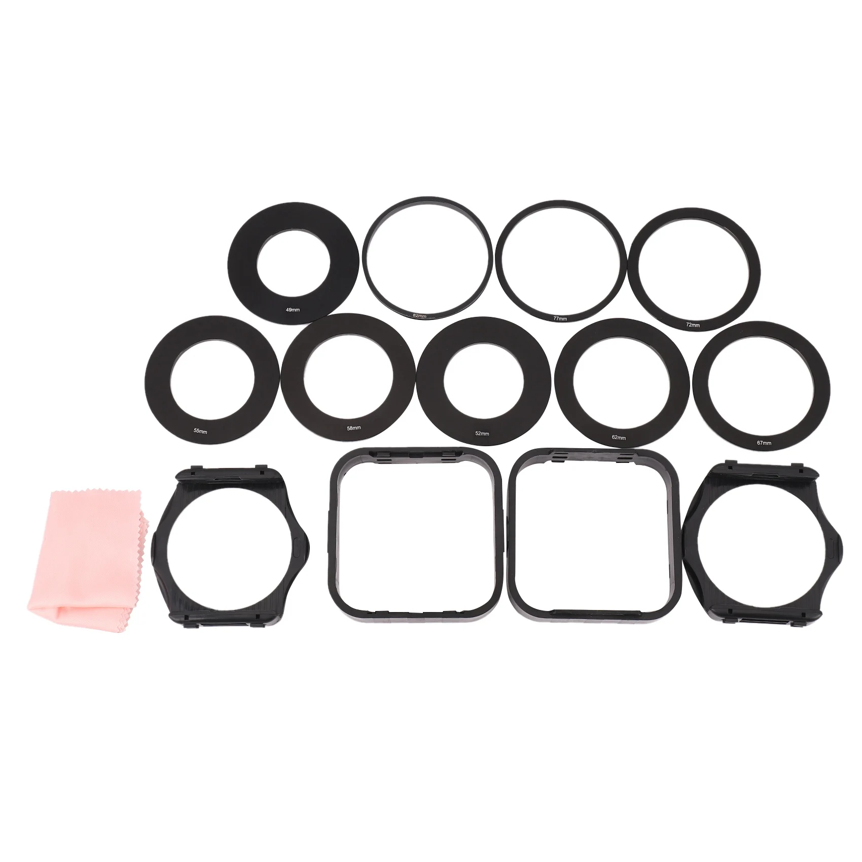 ABAN 24pcs ND + Graduated Filters + 9pcs Adapter Ring, Lens Hood Filter Holder for p series