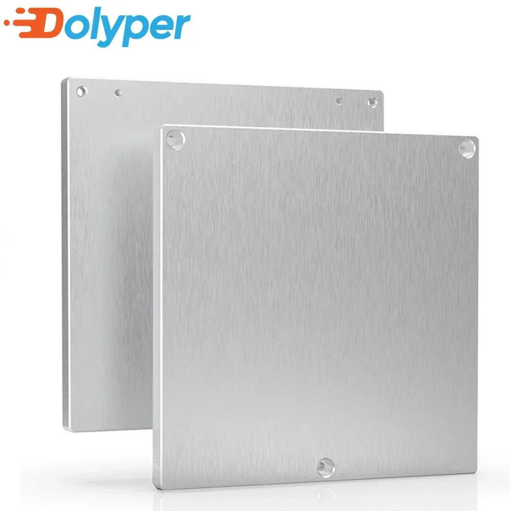 Voron 0/0.1 120*120*6mm Hotbed 6061 Plate Aluminum Alloy Plate Build Plate Sheet for 3D Printer Parts Hotbed Printing Platfor