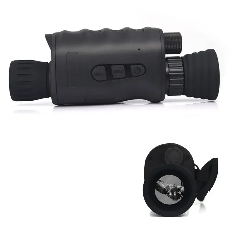 New 2600mAh Lithium Battery HD Handheld Digital Infrared 4K Night Vision Monocular IP54 Waterproof 8X Zoom Video Recording for