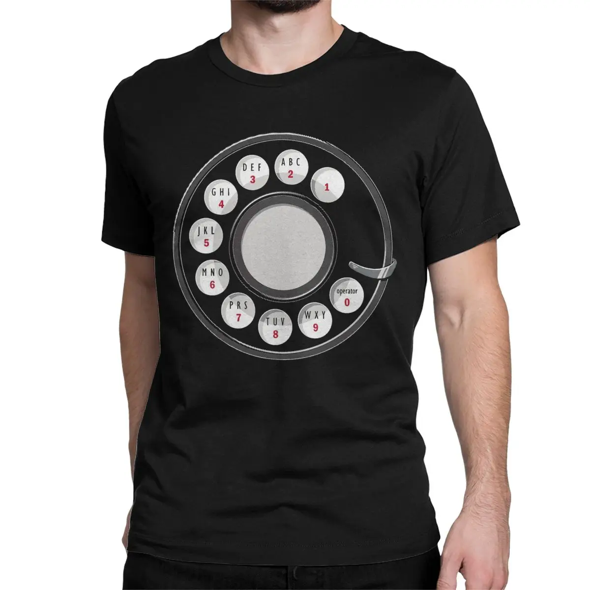 Novelty Rotary Me Old Rotary Phone Nerd T-Shirts Men Women Crewneck 100% Cotton T Shirt Short Sleeve Tees New Arrival Tops