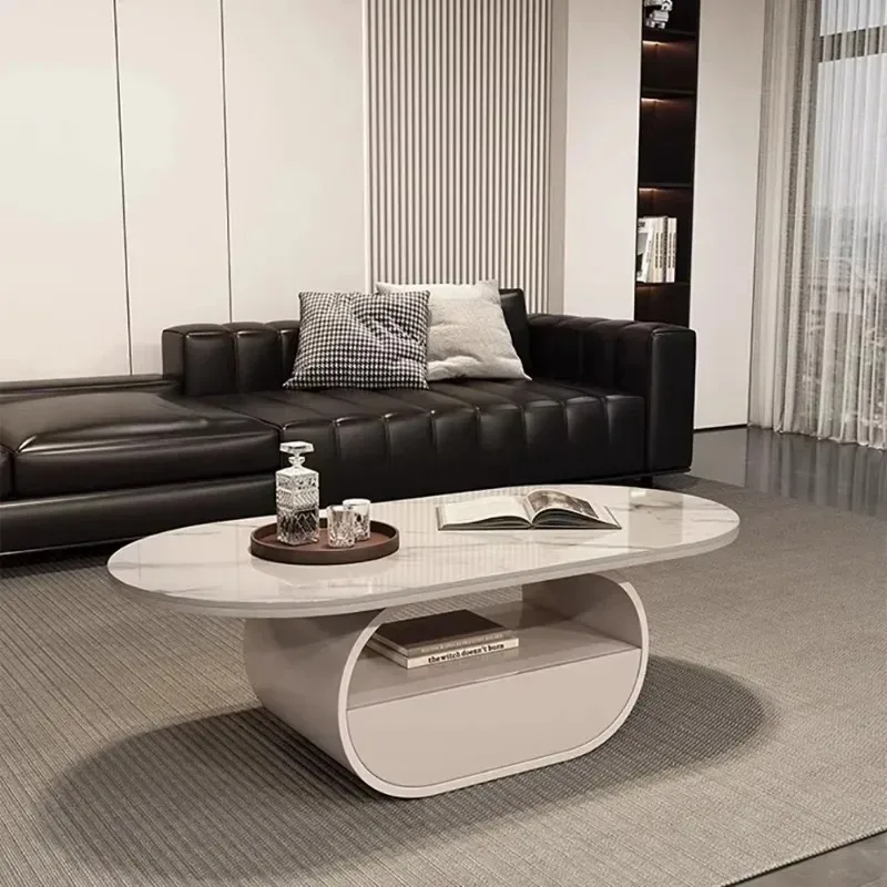 

Lounge Nordic Coffee Table Luxury Storage Design Modern Relaxing Coffee Table Minimalist Beauty Kaffee Tische Home Products