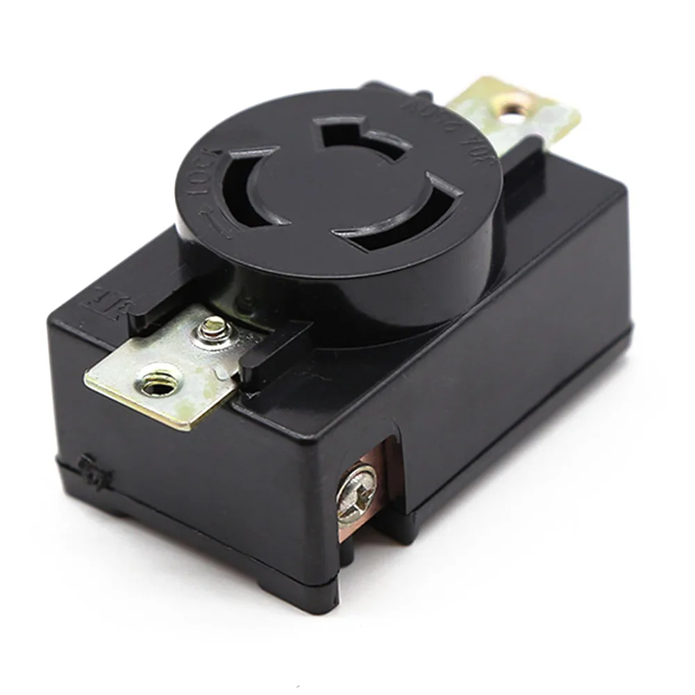 Electrical Outlets Generator Socket 168f Socket Straight Socket 3-Holes Socket Anti-Off Concealed Generator Socket
