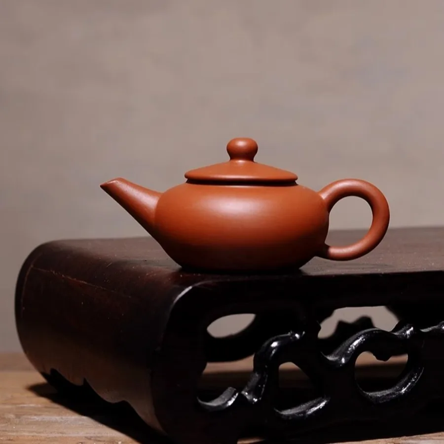 Yixing Tea Pot Purple Clay Xishi Teapot Beauty Kettle Raw Ore Handmade Tea Set Authentic Tie Guanyin Puer