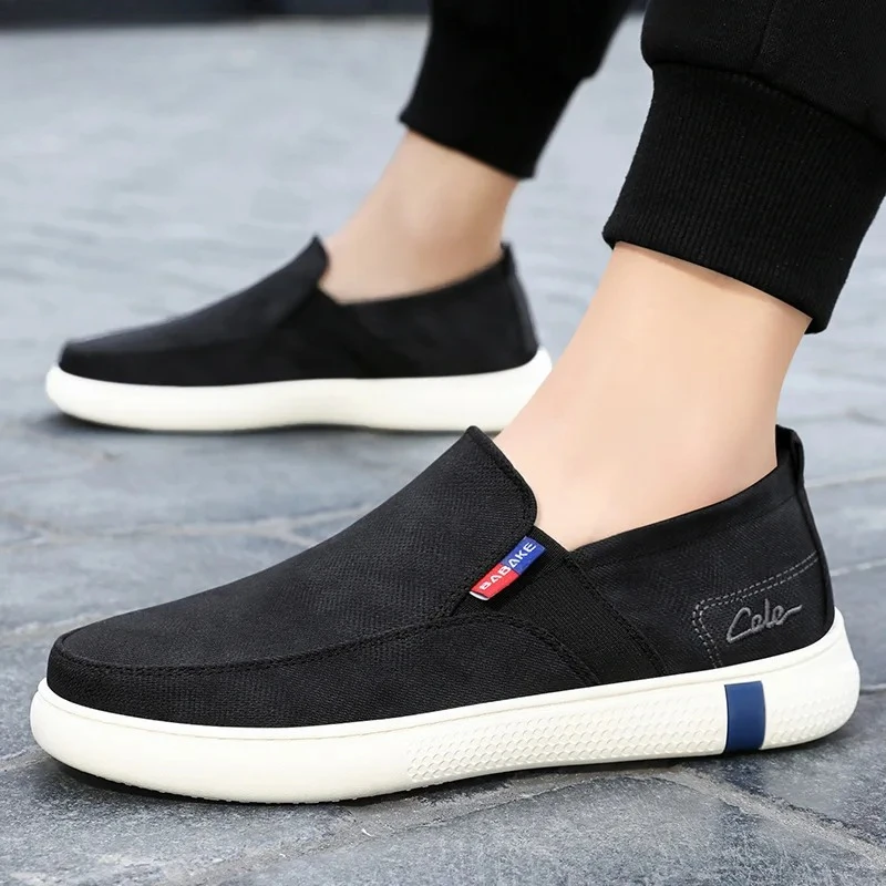 

Мужская летняя дышащая повседневная универсальная удобная обувь на мягкой подошве для ленивых, тканевая обувь, мужская дешевая обувь, распродажа