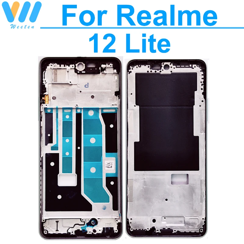 

For Realme 12 Lite 12lite 4G RMX3890 Middle Housing Front LCD Housing Middle Frame Cover Bezel Parts