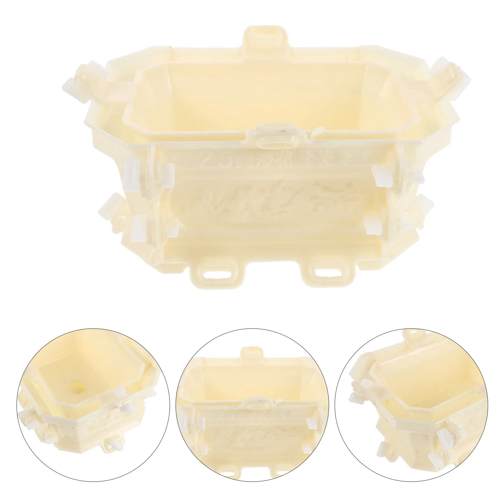 Reusable Concrete Mold for Handmade Flower Pots DIY Cement Planter Making Mold Stylish Home Garden Decorative Casting Mould