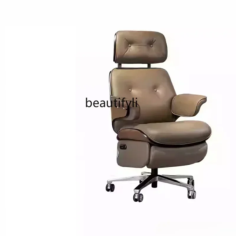 

Electric boss chair reclining leather computer comfortable sedentary sofa seat office chair