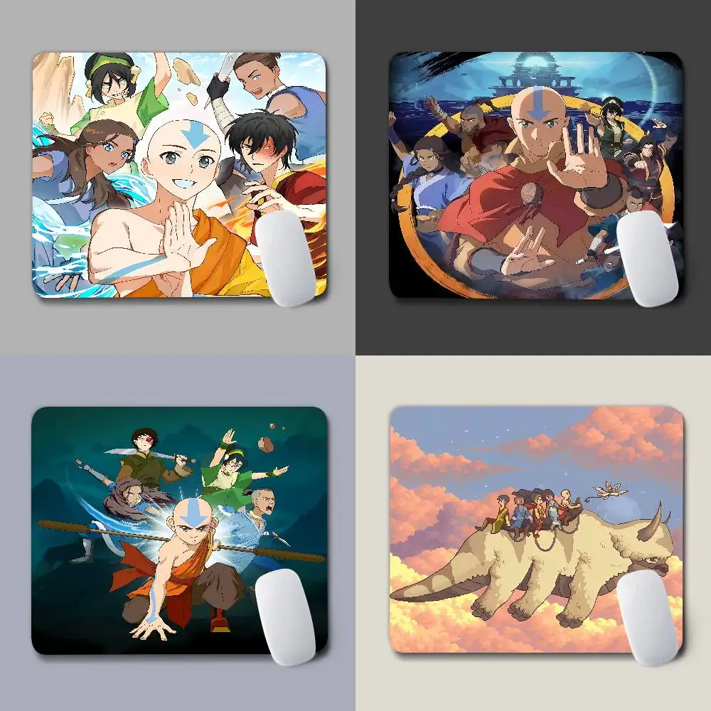 Anime Mini Mouse Pad Office Mousepad Small With Stitched Edge Non-Slip Rubber Base For Home Kawaii A-Avatar The Last Airbender