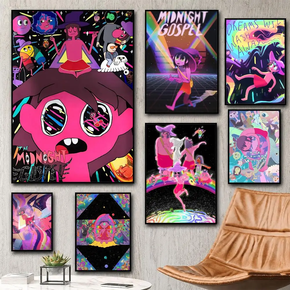 Aesthetic Wall Art Poster Trendy animation The Midnight Gospel Poster for Bedroom Dorm Room Home Decor Large Wall Picture Print