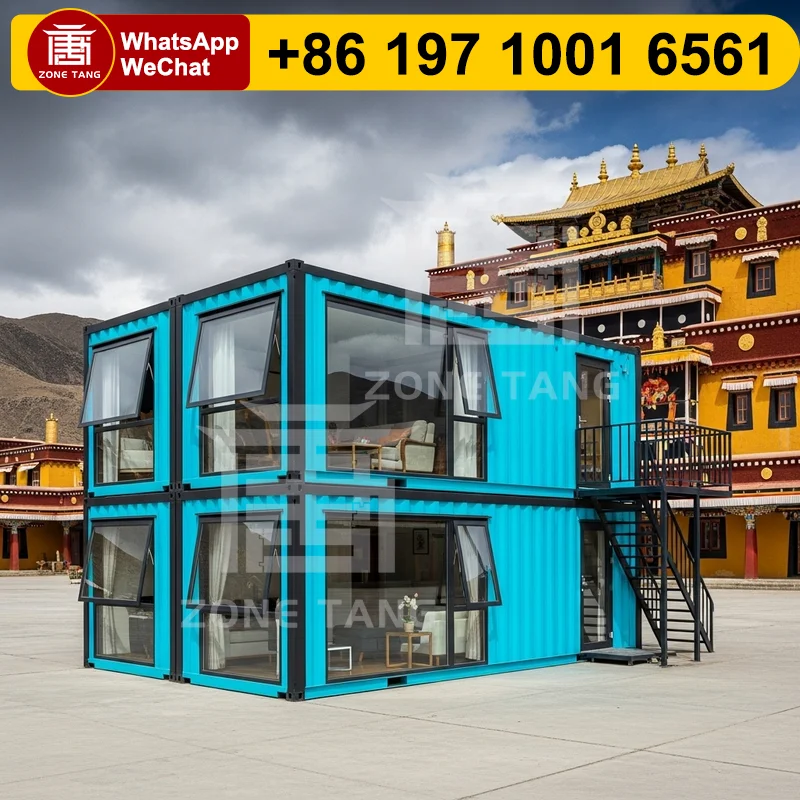 

Flat Pack House Modular Homes For Sale Leak Proof Container House For Sale Customize Color Best Houses Accommodation Fireproof