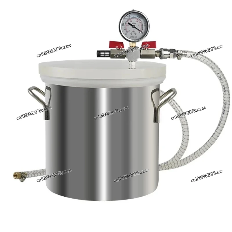 

Промышленный вакуумный дегазационный ствол из нержавеющей стали, 6 л, пеногасительный бак из эпоксидной смолы с манометром отрицательного давления, прозрачная крышка