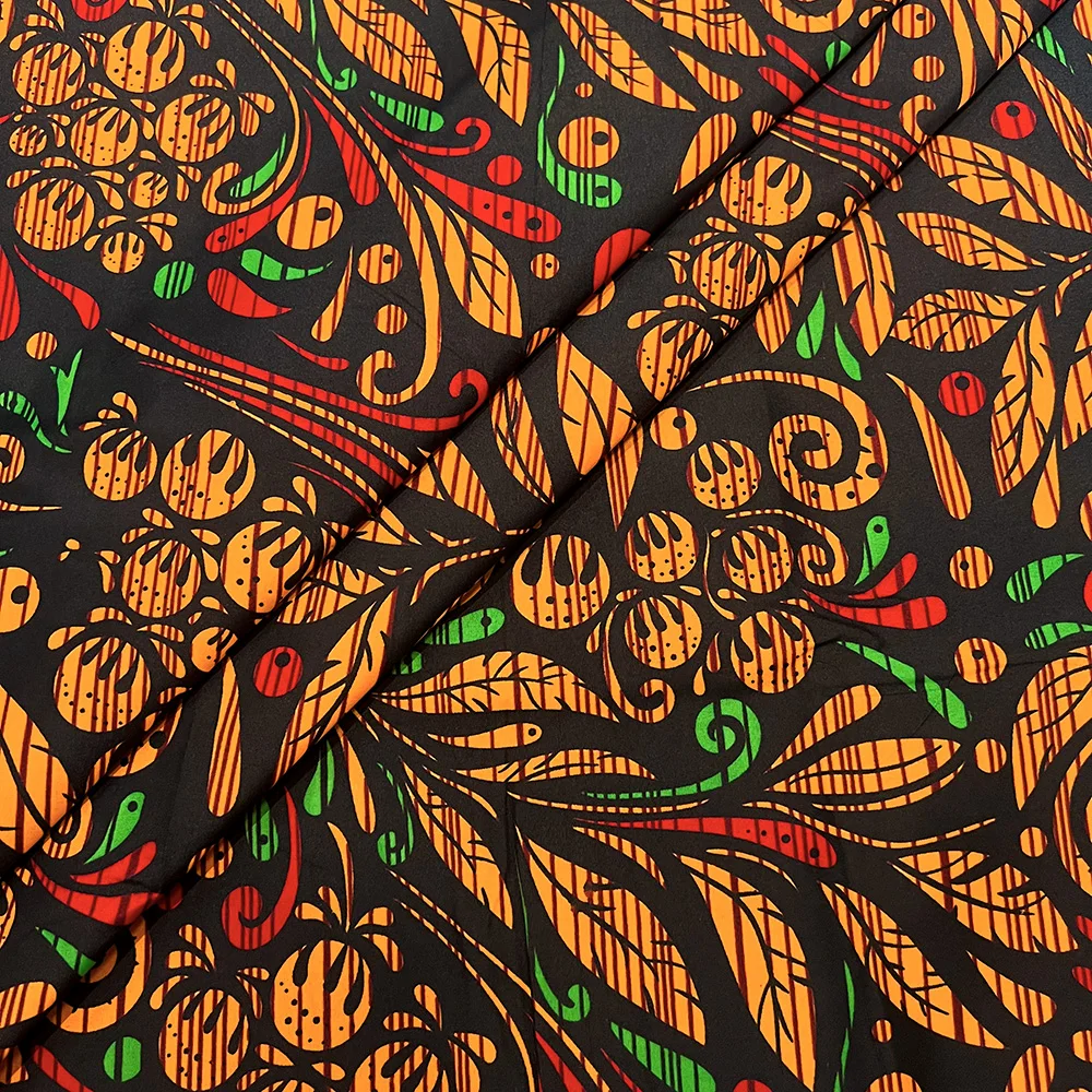 6 ياردة أنقرة الشمع النسيج 2025 جودة عالية قماش طباعة الشمع الأفريقي الأفريقي مضمون حقيقي الشمع الحقيقي