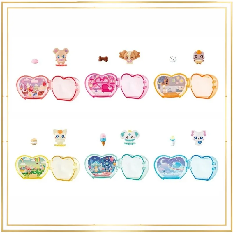 

Bandai Genuine Pretty Cure Gashapon Elven Bungalow Ornament Collectible Model Toys Children Birthday Gift
