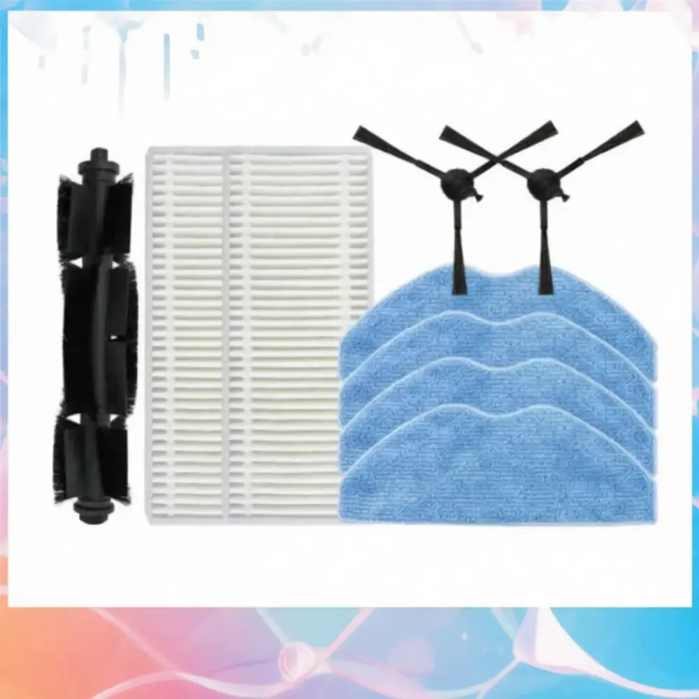 For Honor Choice R2 R2 Plus Vacuum Cleaner Accessories Replacement Main Brush Side Brush HEPA Filter Mop Pads Set