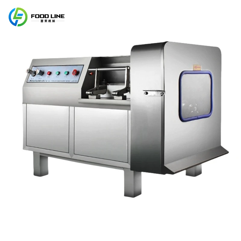 Customized Commercial Stainless Steel Frozen Meat Dicing Machine Vegetable Dicing Machine Fresh Meat Beef Dicing Equipment
