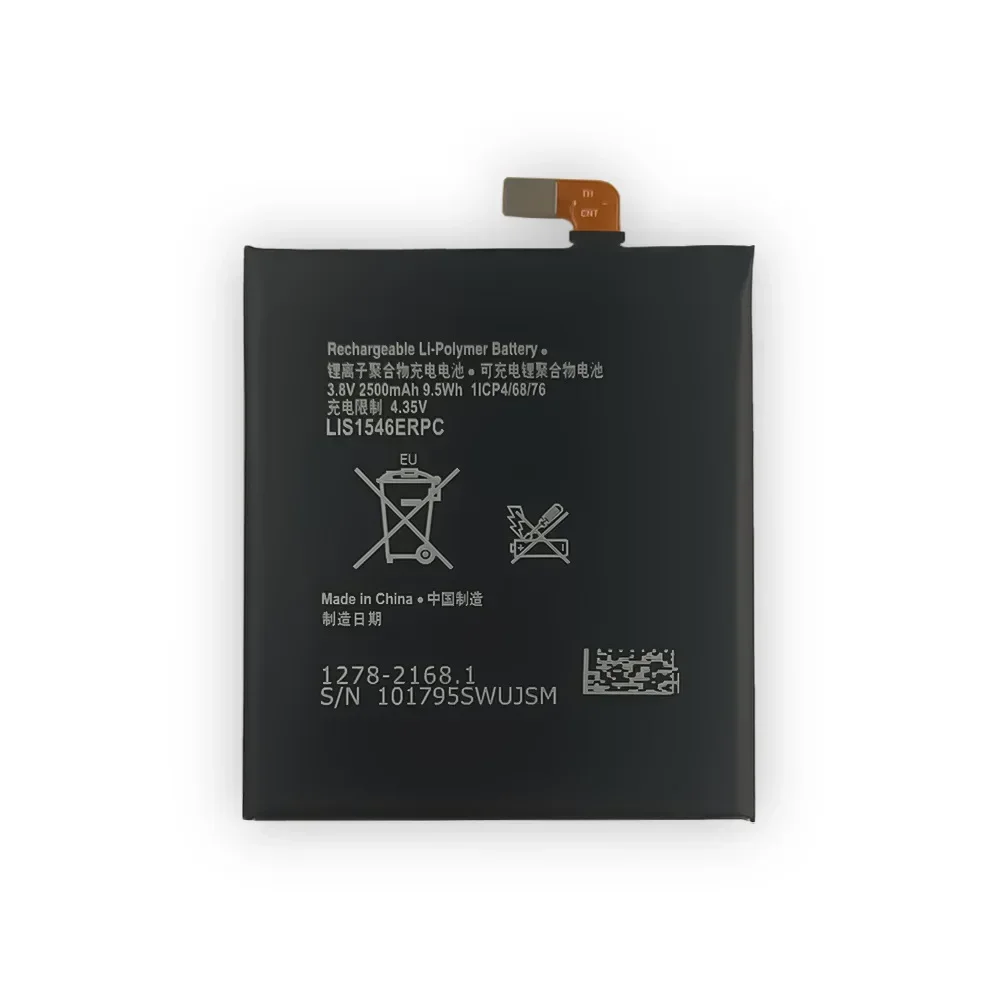 LIS1546ERPC High Quality Replacement Battery For SONY C3 D2532 D2533 S55T U D2502 T3 D5103 D5102 M50W Phone Batteries