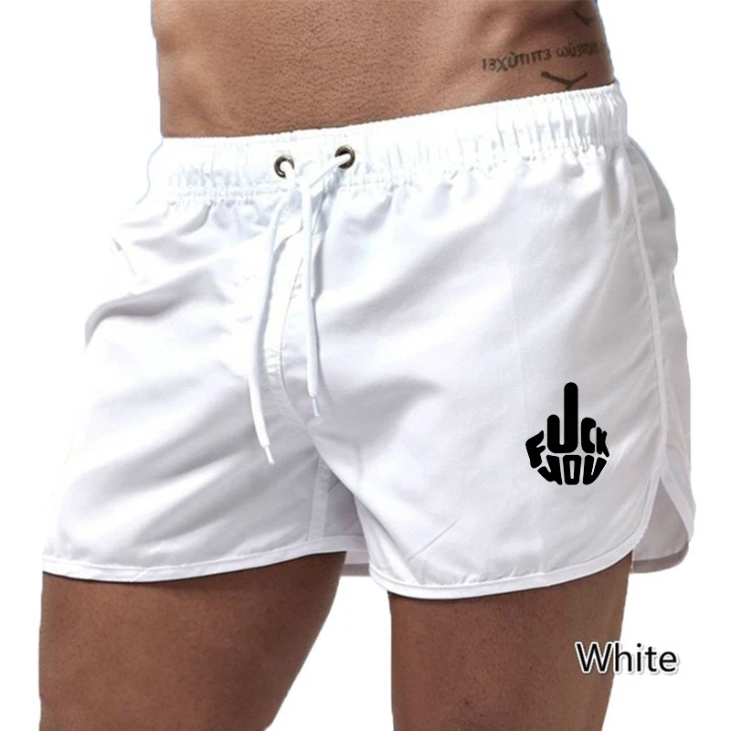 Summer Fashion Quick-dry Shorts Men\'s Swimming Shorts Beach Shorts Casual Print Shorts Gym Shortsg shorts