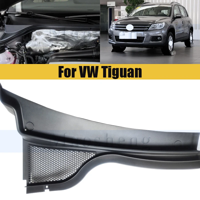 

Car Front Windshield Cover For VW Tiguan Ventilation Cover Side Wing Collection Water Rain Plate