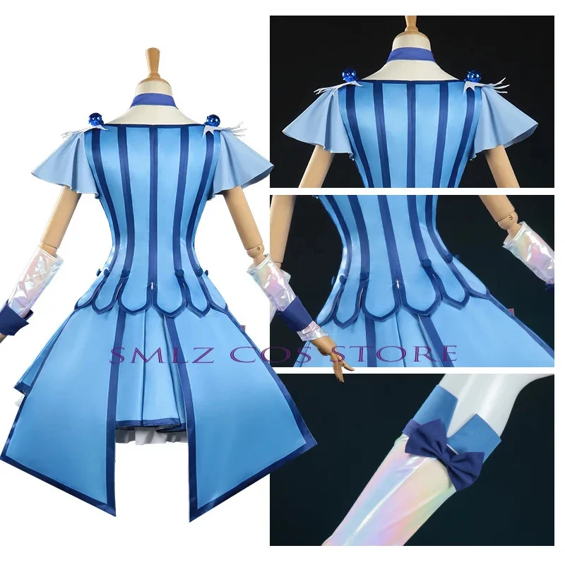 

Beauty Cosplay Anime Smile Glitter Breeze Cure Costume Dress Wig Set Halloween Paerty Play Outfit for WOmanr;5'b\7,k/