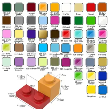 5件式高科技組裝粒子6588透明(4142824)變速箱2x4x3積木可替換零件禮物玩具 10 最佳銷售 透明樂高 - №4