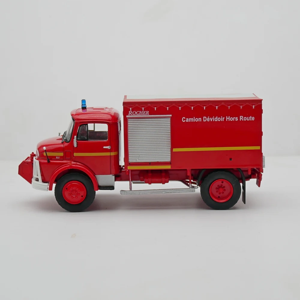 Diecast ixo escala 1:43 benz-benz laf 911 benz-benz motor de incêndio liga modelo de carro brinquedo colecionável presente exibição de lembrança