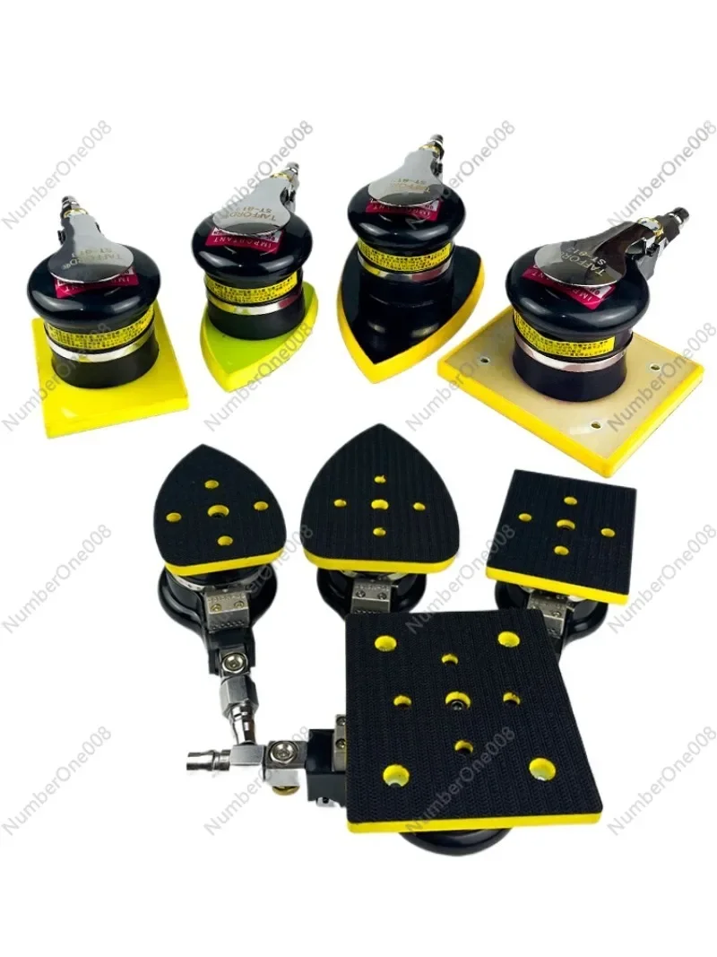 

Пневматическая полировальная квадратная машина для сухой шлифовки Полировка 70*198 95*180 Машина для наждачной бумаги Автомобильная краска Шпатлевка Серый полировка