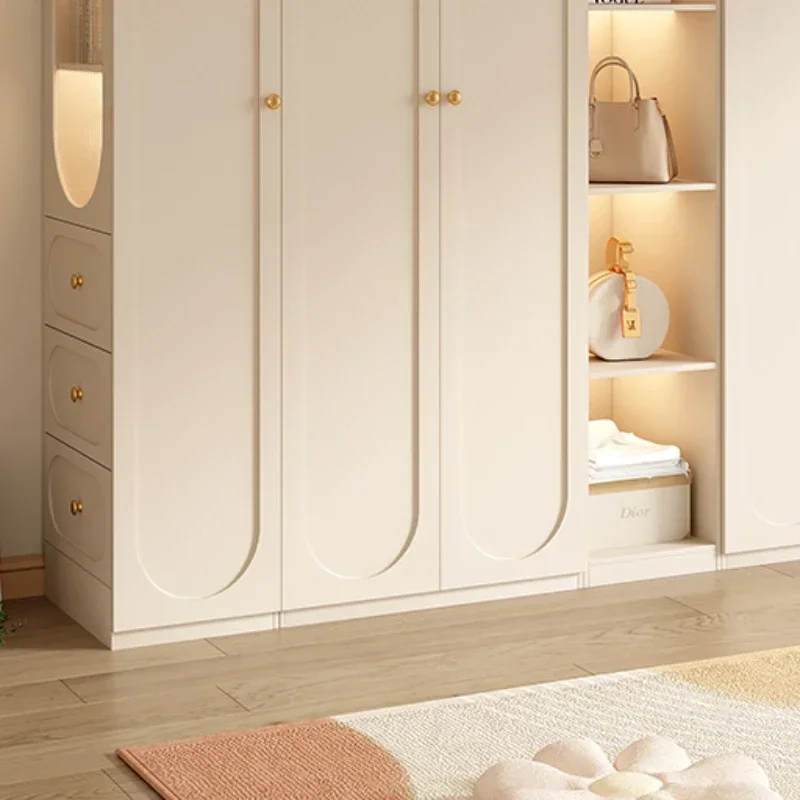 Organizer Underwear Mirrored Wardrobes Luxury Doors Open Closets Room Wardrobes Storage Shelves Guarda Roupas Bedroom Furniture