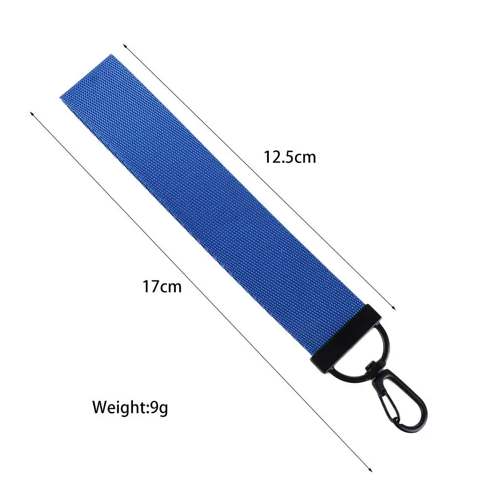 Solid Colors 13 colors Car Keyring Bag Charms Bag Keyring Ribbon Rope Keychain Neck Strap Lanyard Keychain Lanyard Phone Straps