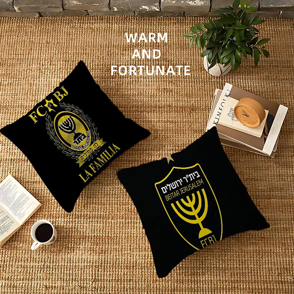 B-Beitar J-Jerusalem F-FC Pillow Anime Pillow Sofa Bed Head Pillow Cover Cushion Cover 45x45 Cm Fashion