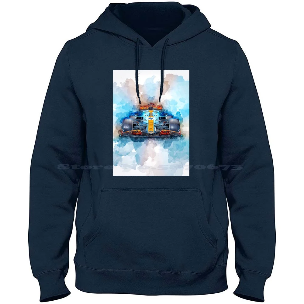 Monaco 2021 Watercolor 100% Cotton Hoodie 2022 2022 Lando Norris Lando Norris Lando Norris Lando Norris Lando Norris Lando